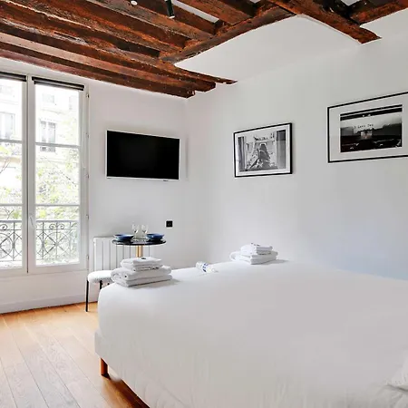 Charming A-c - 2p - Le Marais شقة *